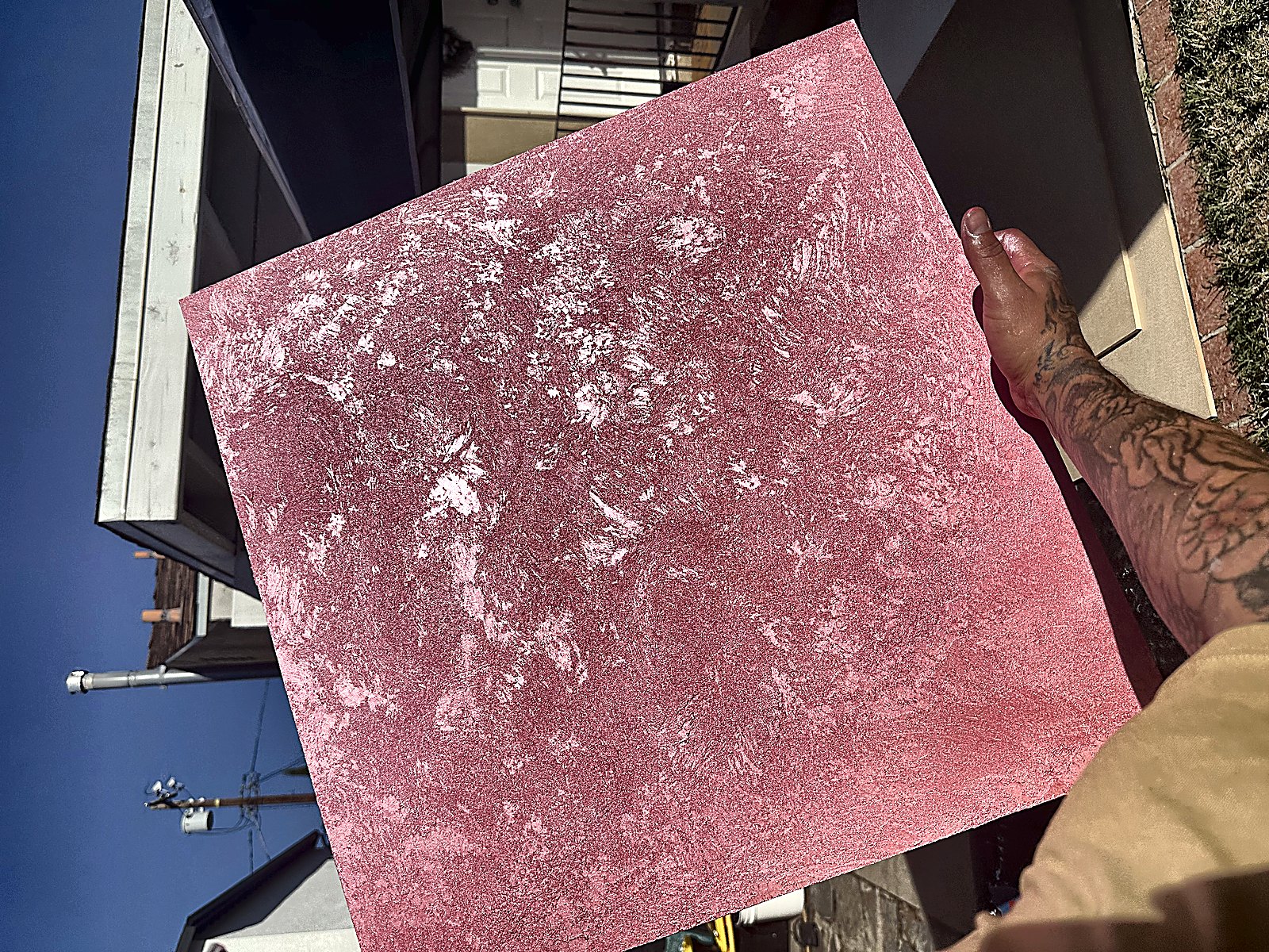 Polished Venetian plaster wall with soft marbled sheen